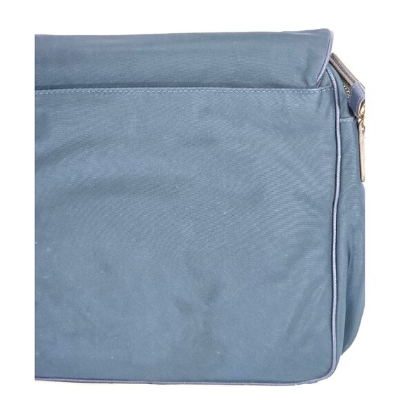 Michael Kors Unisex Navy Blue Jet Set Large Nylon Gabardine Messenger Bag 361 - Picture 7 of 15